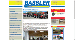 Desktop Screenshot of bassler-waldhausen.de