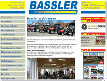 Tablet Screenshot of bassler-waldhausen.de